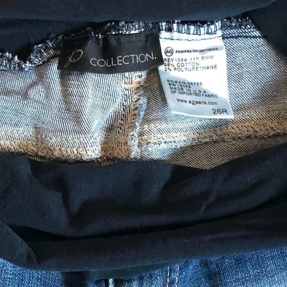 AG distressed skinny maternity jeans - 26R - Picture 2 of 3